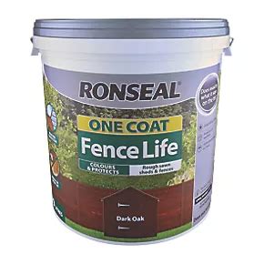 dark oak fence paint screwfix.